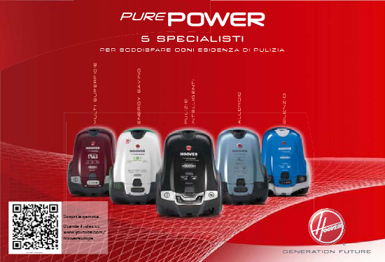 Cs, CAREservice hoover-aspira-brochure-purepower HOOVER | PUREPOWER [BROCHURE] Brochure Hoover  Purepower catalogo Brochure 